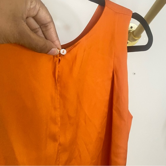 LAST CHANCE BEFORE DELETION MANGO - Orange Flowy Tank - size L - Picture 6 of 9